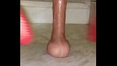 Jouer Shemale latina insatiable se baise avec des jouets et déchire presque sa culotte