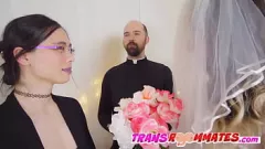 Odtwórz Gorąca noc poślubna pary trans