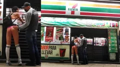 Reproduzir Tranny mexicana em minissaia mostra tanga e fica anal BBC