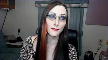 Redare Sexy transexuală camgirl flopping ei mare pula